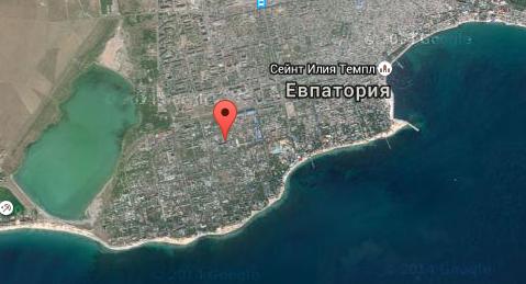 Санаторий Евпатория на карте Крыма